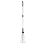 VEVOR Lapu grābeklis, 18 metāla zobi, regulējams 19,5–43,5 cm darba platums, 82–141 cm rokturis, nerūsējošais tērauds
