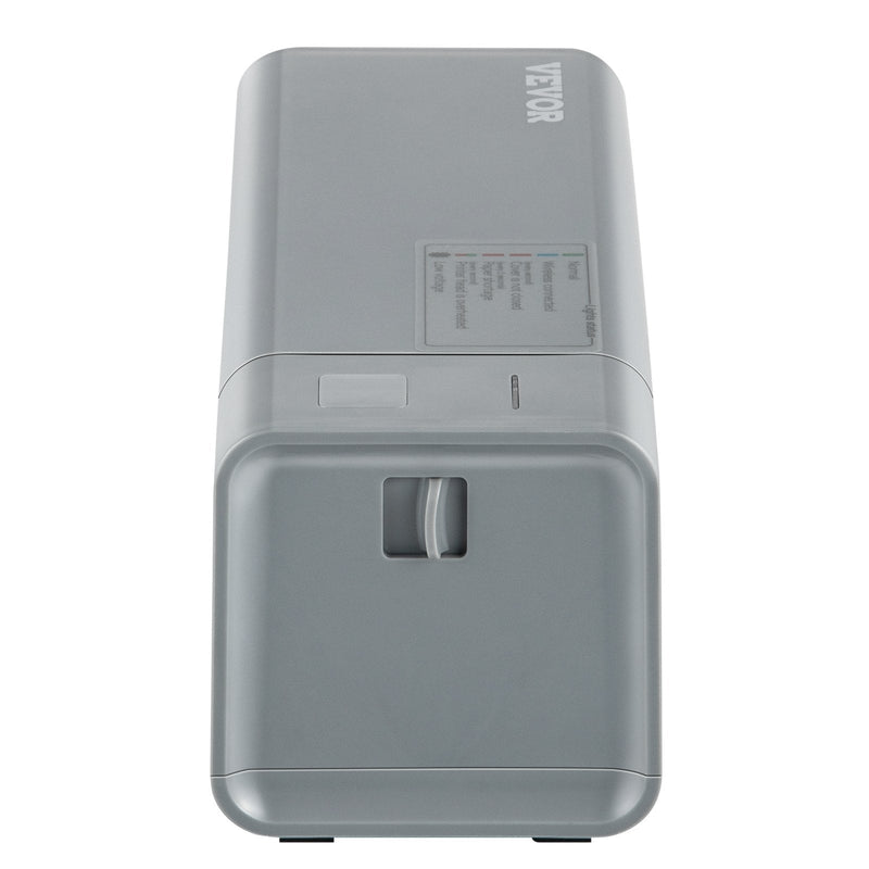 VEVOR termodrukas etiķešu printeris, 203 DPI, 60 gab./min, 4×6 sūtījumu etiķetēm, USB savienojums, automātiska etiķešu atpazīšana, saderīgs ar Windows, macOS, Linux, Amazon, eBay, Etsy, UPS u.c., pelēks