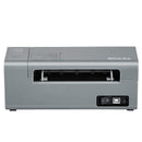 VEVOR termodrukas etiķešu printeris, 203 DPI, 60 gab./min, 4×6 sūtījumu etiķetēm, USB savienojums, automātiska etiķešu atpazīšana, saderīgs ar Windows, macOS, Linux, Amazon, eBay, Etsy, UPS u.c., pelēks