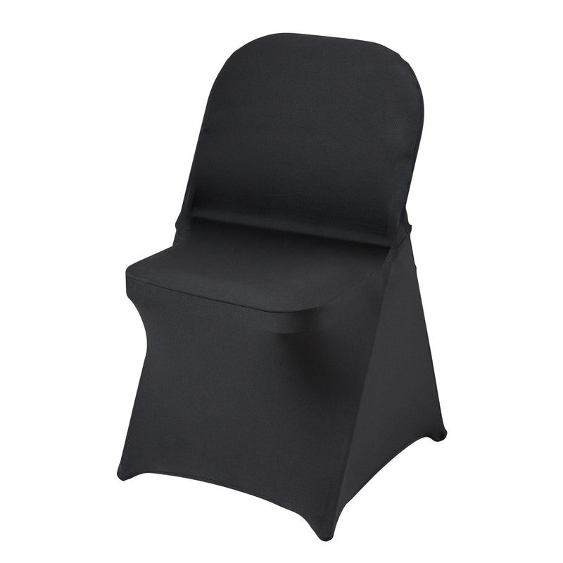VEVOR 30 gab. melni elastīgi spandeksa krēslu pārvalki, universāli, mazgājami, piemēroti kāzām, banketiem un svētkiem