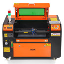 VEVOR 50 W CO₂ lāzera gravēšanas un griešanas iekārta, darba laukums 30 × 51 cm, līdz 500 mm/s, divvirzienu gaisa padeve, saderīga ar LightBurn, CorelDRAW un AutoCAD, Windows, macOS un Linux, kokam, akrilam un audumam