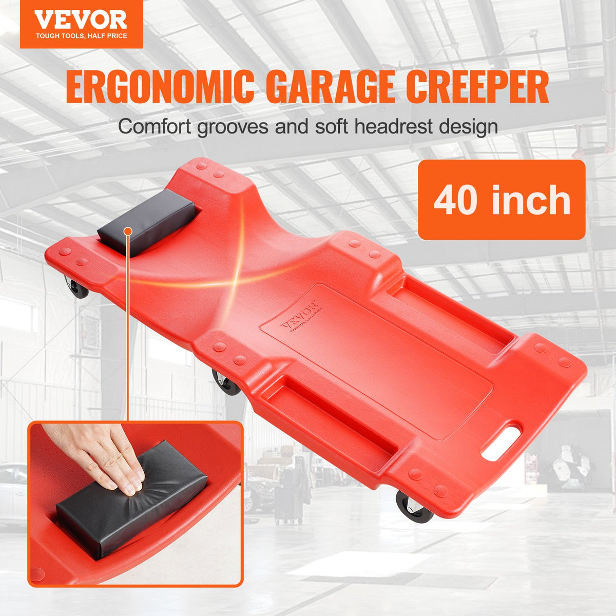 Механическая инвалидная коляска VEVOR 102 см, 158,8 кг, HDPE
