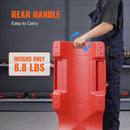 VEVOR 91 cm Mehāniķa Plastmasas Rāpojamais Ratiņkrēsls Auto Remontam, Ripojošs Garāžas Modelis, 159 kg Slodze, HDPE Materiāls