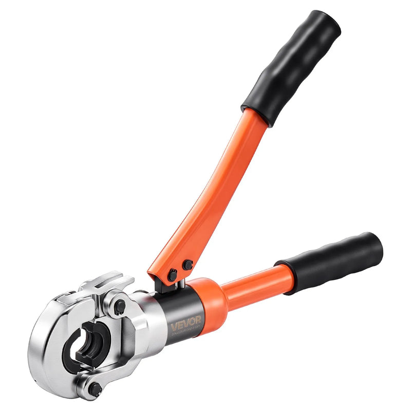 VEVOR hidrauliskais cauruļu presēšanas instruments PEX un alumīnija-plastmasas caurulēm, presēšanas žokļi 16/20/25/32 mm, ar pārnēsāšanas koferi, santehnikas montāžai un remontam