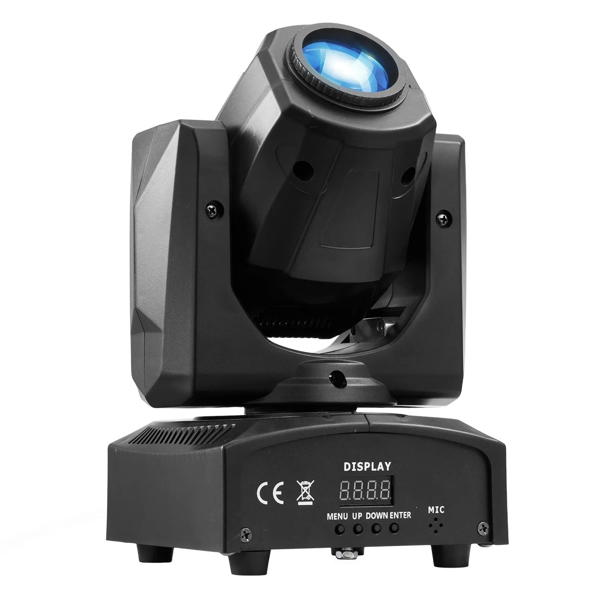 VEVOR 30W RGB kustīgās galvas LED skatuves prožektors, 8 gobo, 8 krāsas, DMX, skaņas vadība