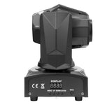 VEVOR 30W RGB kustīgās galvas LED skatuves prožektors, 8 gobo, 8 krāsas, DMX, skaņas vadība