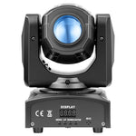 VEVOR 30W RGB kustīgās galvas LED skatuves prožektors, 8 gobo, 8 krāsas, DMX, skaņas vadība