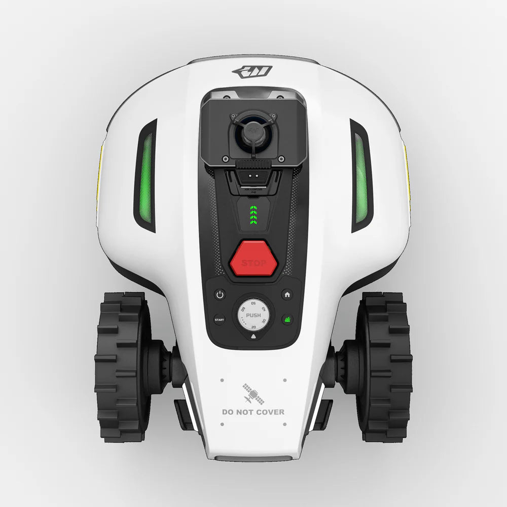 Dāvanā mājiņa_1000m²_Mammotion YUKA mini 2 1000: perimetra vadu nesaturošs robotizēts zāles pļāvējs