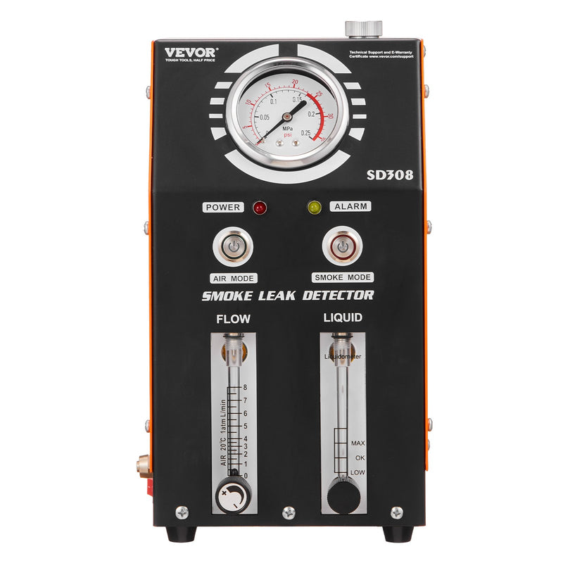 VEVOR Автомобильная дымовая машина EVAP Вакуумный детектор утечки со встроенным воздушным насосом