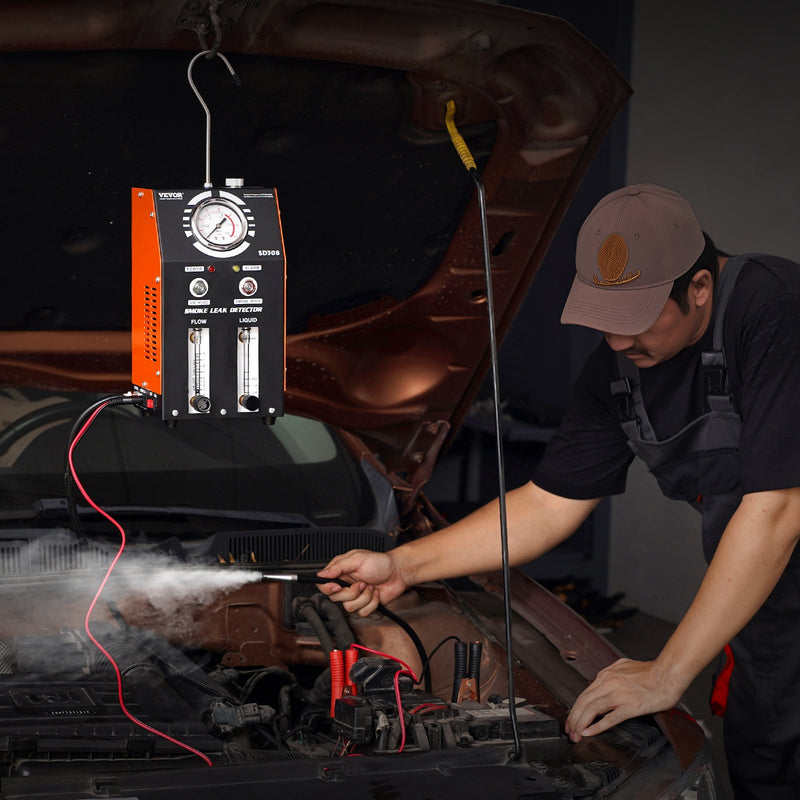 VEVOR Автомобильная дымовая машина EVAP Вакуумный детектор утечки со встроенным воздушным насосом