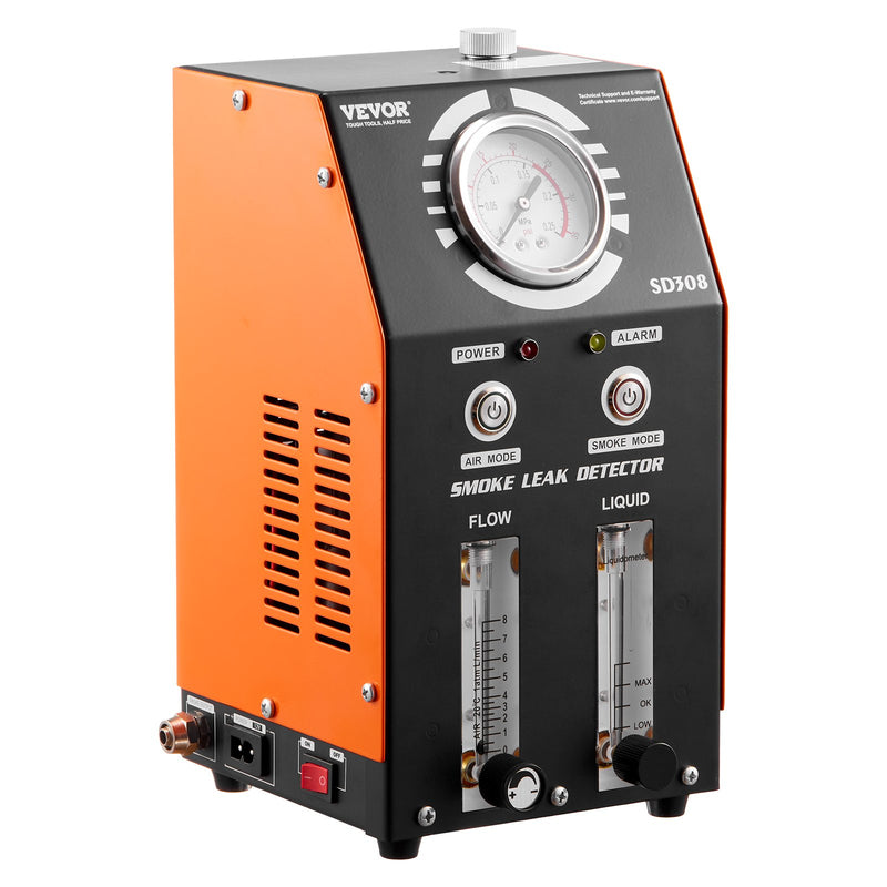 VEVOR Автомобильная дымовая машина EVAP Вакуумный детектор утечки со встроенным воздушным насосом