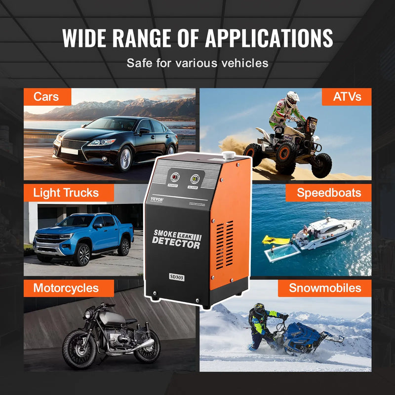 Automobiļu dūmu testeris EVAP sistēmu un degvielas noplūžu noteikšanai