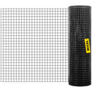 Metāla siets 61 × 3048 cm, 25,4 × 25,4 mm acu izmērs, 16 Ga cinkota tērauda stieple ar vinila pārklājumu, vistas žogs ar griežamajām knaiblēm un cimdiem, dārza žogiem un mājdzīvnieku iežogojumiem