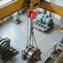 VEVOR rokas ķēdes pacēlājs, kravnesība 1 t, ar uzlabotu G70 cinkotu ķēdi, celšanas augstums 6 m, smagā tipa mehānisms, piemērots garāžai, noliktavai un mehāniskajām iekārtām, sarkans