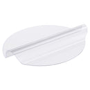 VEVOR PVC galda aizsargs, caurspīdīgs plastmasas pārklājs, apaļš, diametrs 107 cm, 2,0 mm biezums