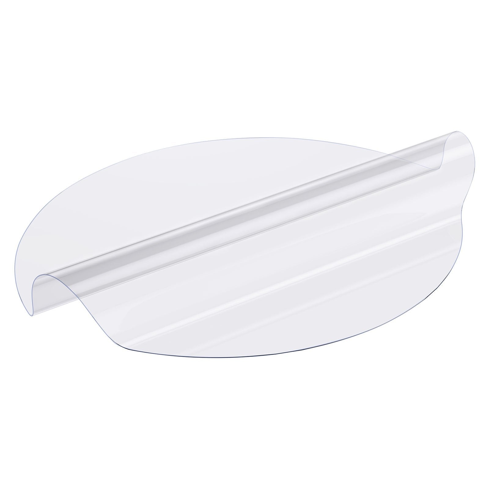 VEVOR PVC galda aizsargs, caurspīdīgs plastmasas pārklājs, apaļš, diametrs 107 cm, 2,0 mm biezums