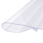 VEVOR PVC galda aizsargs, caurspīdīgs plastmasas pārklājs, apaļš, diametrs 107 cm, 2,0 mm biezums