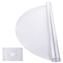 VEVOR PVC galda aizsargs, caurspīdīgs plastmasas pārklājs, apaļš, diametrs 107 cm, 2,0 mm biezums