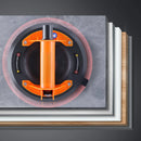 VEVOR Набор вакуумных присосок для стекла, 20,3 см, 2 шт, грузоподъемность 279 кг, со стальной ручкой и кейсом для переноски, промышленный тяжелый подъемник для перемещения стеклянных, гранитных, плиточных, металлических и деревянных поверхностей