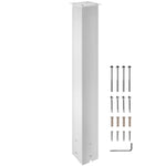 VEVOR pastkastes statīvs, 109 cm, balts, Q235 tērauds, virsmas montāža