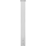 VEVOR pastkastes statīvs, 109 cm, balts, Q235 tērauds, virsmas montāža