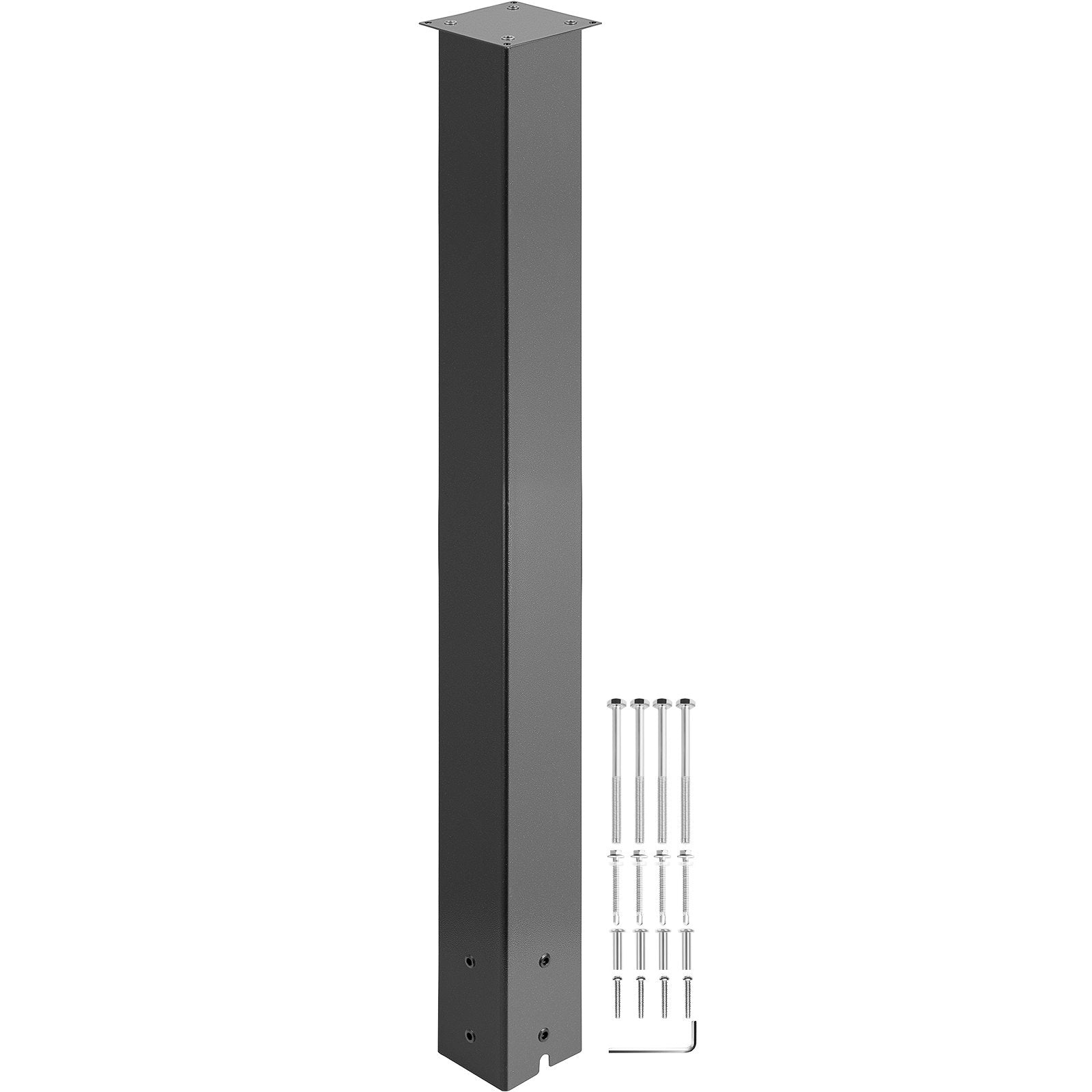 VEVOR pastkastes statīvs, 109 cm, melns, Q235 tērauds