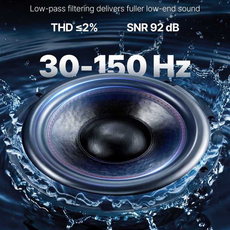 VEVOR automašīnas zemfrekvences skaļruņa komplekts 305 mm, 245 W RMS, ar iebūvētu pastiprinātāju, korpusu un savienojuma kabeļu komplektu, kompakts trapecveida dizains ավտ audio sistēmām