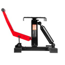 Motocikla hidrauliskais pacēlājs ar regulējamu augstumu 250–465 mm, celtspēja 545 kg, piemērots krosa motociklu apkopei un remontam