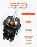 VEVOR hidrauliskās stūrēšanas komplekts, 90 ZS, hidrauliskais stūrēšanas sūknis un cilindrs ar maksimālo darba spiedienu 6,9 MPa / 1000 psi, alumīnija sakausējuma korpuss, pretvārsts, paredzēts ārējiem dzinējiem, makšķerēšanas laivām un buru laivām