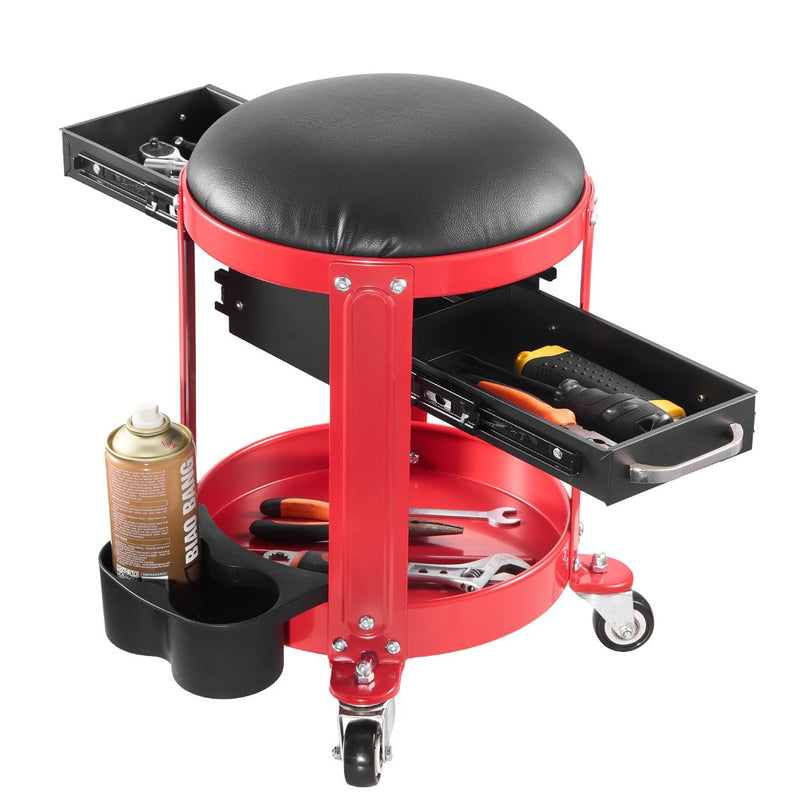 VEVOR mehaaniku rulltooli, garaažitool, 136 kg kandevõime, rataste ja hoiukohaga