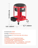 VEVOR mehaaniku rulltooli, garaažitool, 136 kg kandevõime, rataste ja hoiukohaga