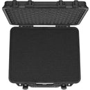 VEVOR cietais pistoles konteiners ar iepriekš izgrieztu PU putu ieliktni, ūdensdrošs un putekļdrošs cietais konteiners 6 pistolēm, ar aizslēdzamu konstrukciju, 490 × 434 × 211 mm, melns