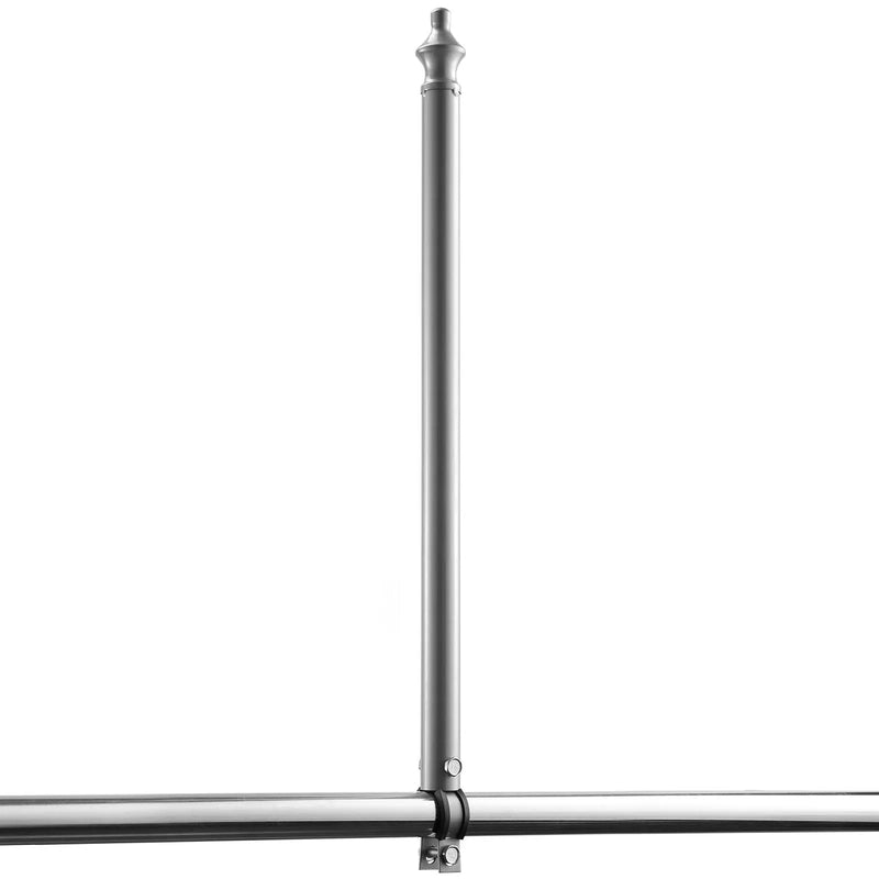 Posmu žoga pagarinātāji, 18 gab., 69,5 cm, augšējai sliedei 33–38 mm, U veida kronšteins