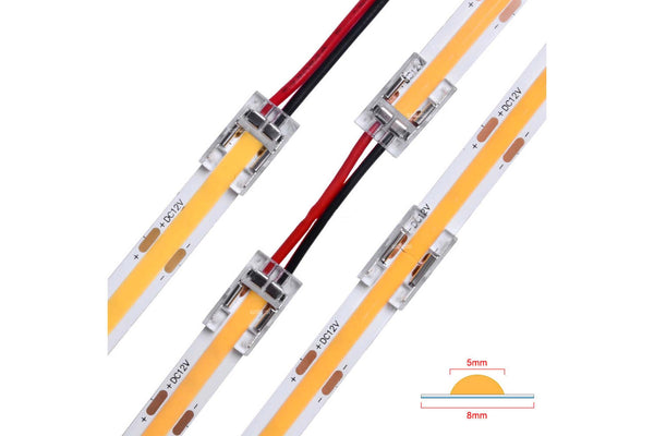 CONNECTORS for COB 8MM LED TAPES