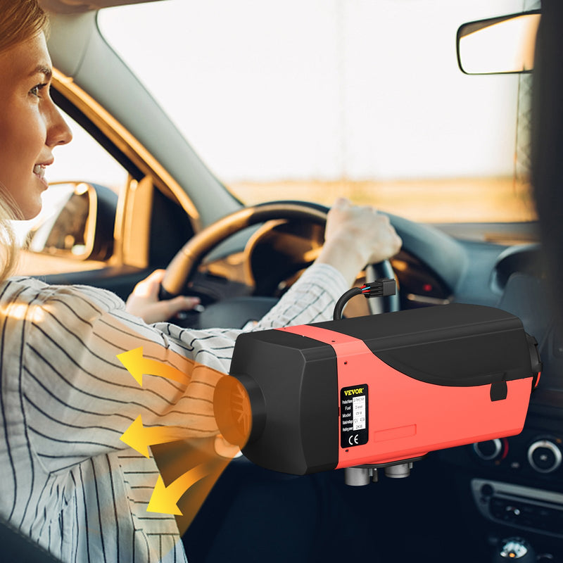 12V 2KW dīzeļa gaisa sildītājs garažām,treileriem, kemperiem, kravas automašīnām, laivām – 2000W ar skaņas slāpētāju(zemāk pilns apraksts)