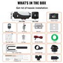 12V 8kW VEVOR  dīzeļa autonomais gaisa sildītājs stāvvietas sildītājs, 12V dīzeļa degvielas sildītājs ar LCD slēdzi un tālvadības pulti automašīnām, RV, laivām, autobusiem, kemperiem un citiem