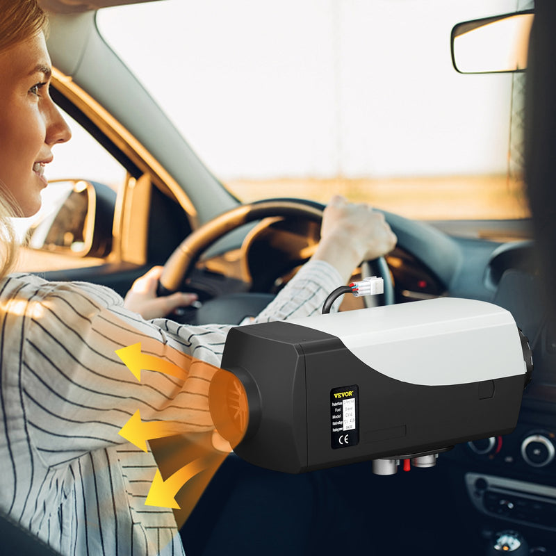 12V 8kW VEVOR  dīzeļa autonomais gaisa sildītājs stāvvietas sildītājs, 12V dīzeļa degvielas sildītājs ar LCD slēdzi un tālvadības pulti automašīnām, RV, laivām, autobusiem, kemperiem un citiem