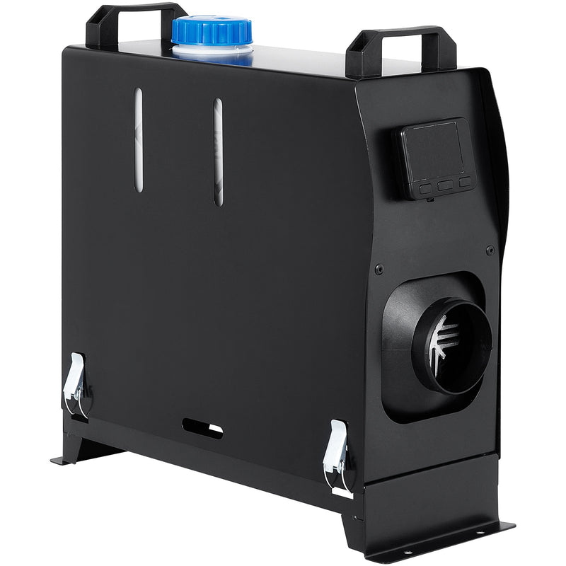 12V 8kW VEVOR diesel self-contained air heater, all in one 12V truck heater, single outlet, with black LCD switch, quick heat up diesel heater