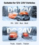 VEVOR dīzeļdegvielas gaisa sildītājs 5–8 kW, DC 12 V, ar tālvadības pulti un krāsu digitālo displeju, 10 L degvielas tvertne, zems trokšņa līmenis, balss paziņojumi, paredzēts kemperiem, kravas automobiļiem, laivām un piekabēm