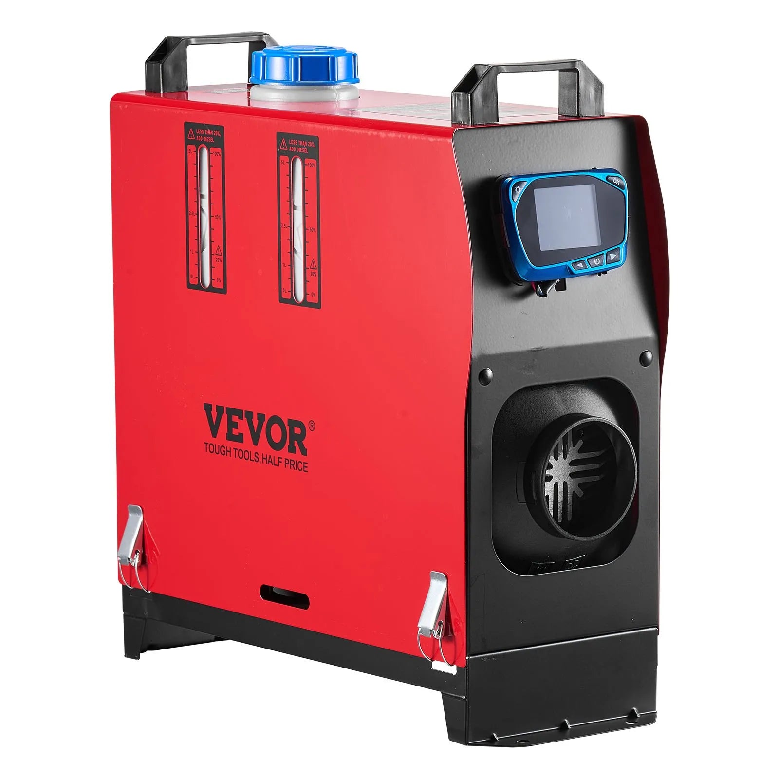 VEVOR 8 kW dīzeļdegvielas gaisa sildītājs 12V ar LCD vadību un tālvadības pulti