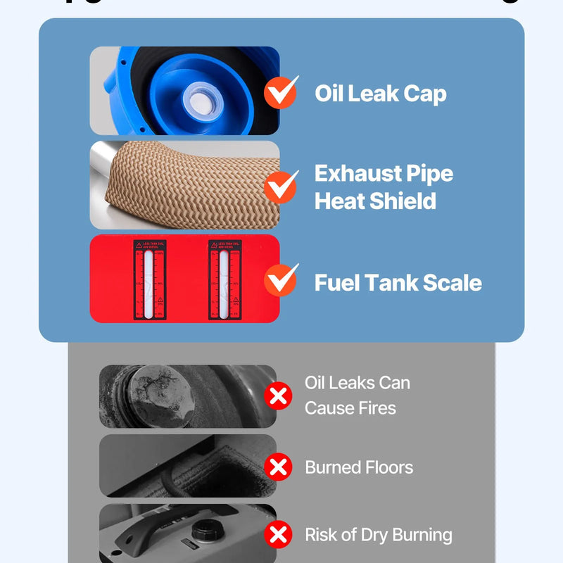 VEVOR 8 kW dīzeļdegvielas gaisa sildītājs 12V ar LCD vadību un tālvadības pulti