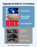 VEVOR 8 kW dīzeļdegvielas gaisa sildītājs 12V ar LCD vadību un tālvadības pulti