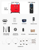 VEVOR 8 kW dīzeļdegvielas gaisa sildītājs 12V ar LCD vadību un tālvadības pulti