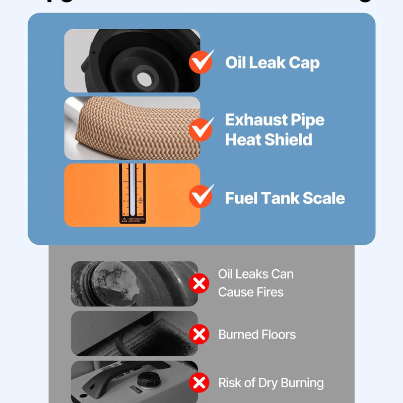 Dīzeļdegvielas gaisa sildītājs 8 kW, DC 12V, portatīvs ātrās uzsildes sildītājs ar tālvadības pulti un kvadrātveida krāsainu digitālo displeju, zema trokšņa līmeņa, piemērots kemperiem, kravas automašīnām, laivām un piekabēm