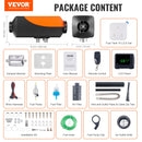 Дизельный воздушный отопитель VEVOR 12В 2кВт с ЖК-дисплеем и пультом дистанционного управления для автомобилей, автобусов, автофургонов и закрытых помещений