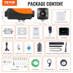 12V 2kW VEVOR diesel air heater with LCD display and remote control for cars, buses, caravans and indoors