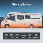 12V 8KW VEVOR Diesel air heater with Bluetooth app and LCD display for cars, buses, campers and indoor