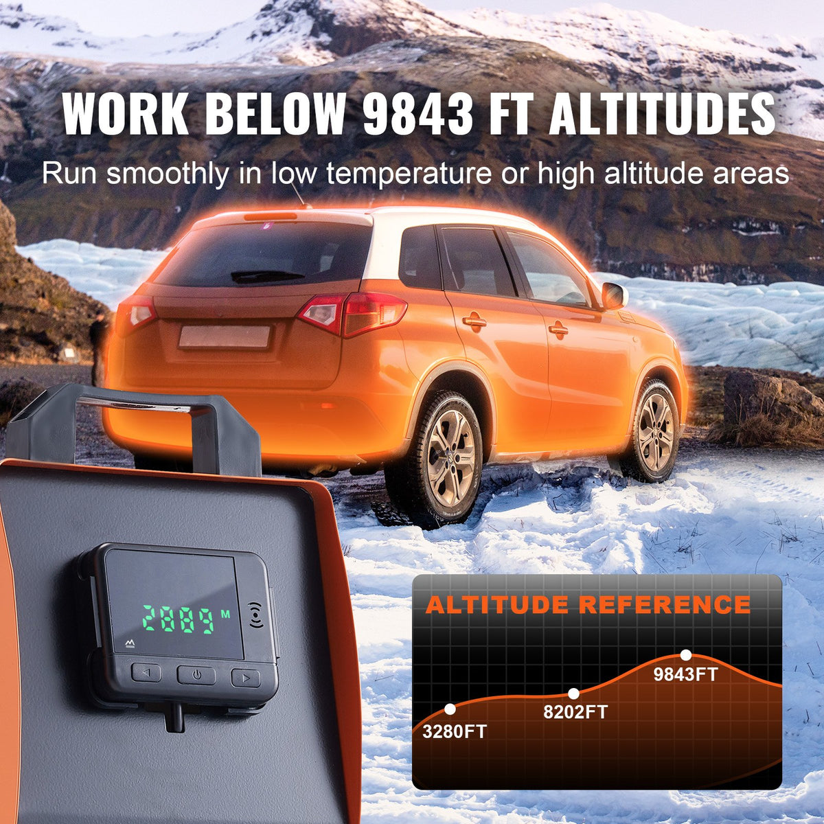 12V 5 kW VEVOR All-in-one diesel air heater with LCD remote control for cars, caravans and indoor