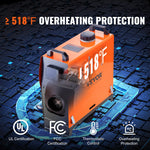 12V 5 kW VEVOR All-in-one diesel air heater with LCD remote control for cars, caravans and indoor
