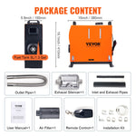 12V 5 kW VEVOR All-in-one diesel air heater with LCD remote control for cars, caravans and indoor